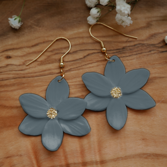 Large Flower Earrings