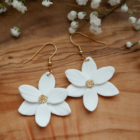 Large Flower Earrings